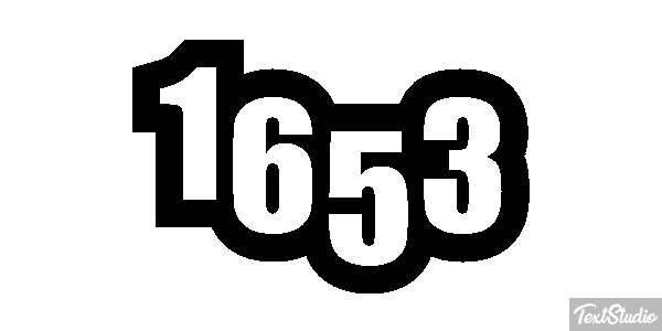 1653 Text effect