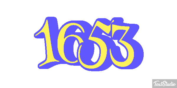 1653 Text effect