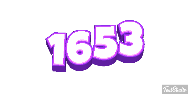 1653 Text effect