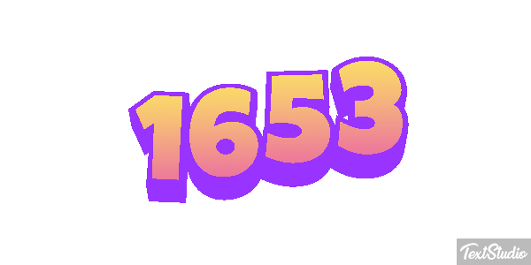 1653 Text effect