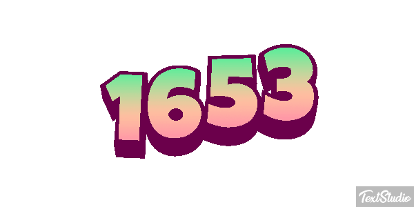 1653 Text effect
