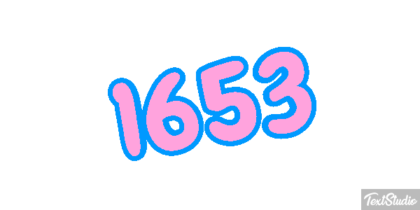 1653 Text effect
