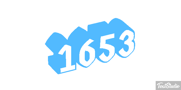 1653 Text effect