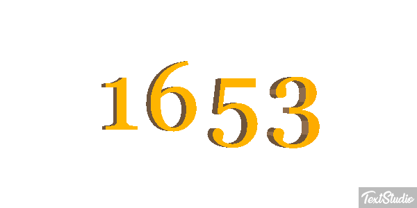 1653 Text effect