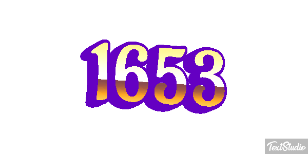 1653 Text effect