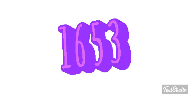 1653 Text effect