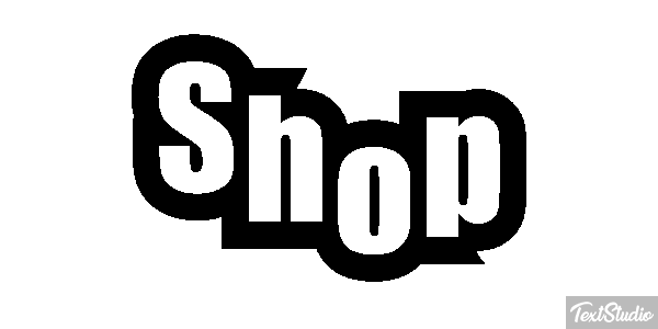 Shop Efeito do texto