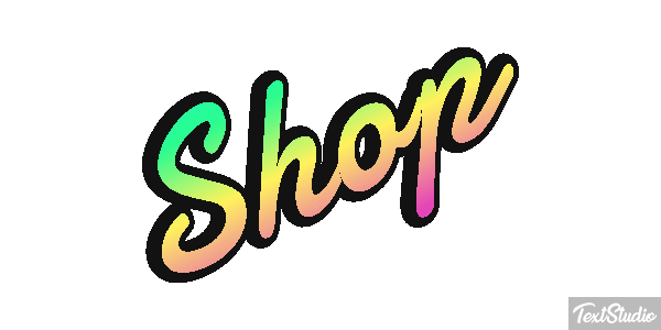 Shop Efeito do texto