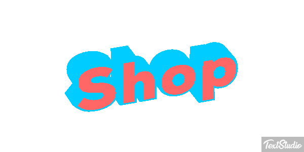 Shop Efeito do texto