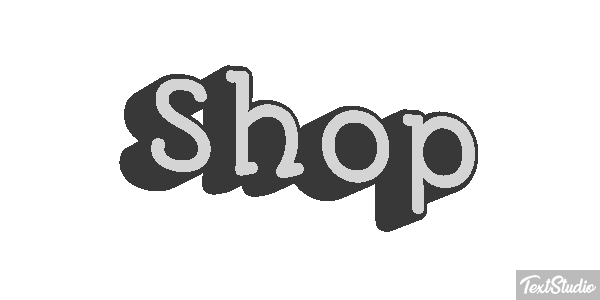 Shop Efeito do texto