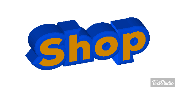 Shop Efeito do texto