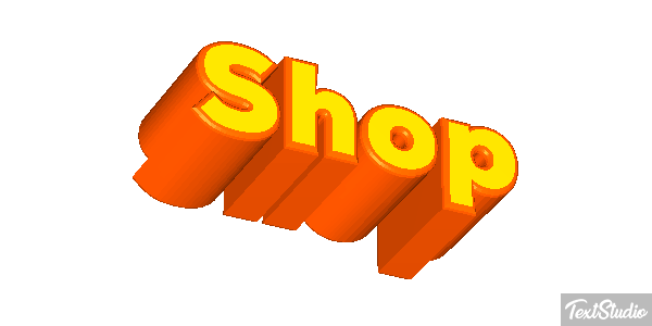 Shop Efeito do texto
