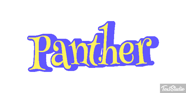 Panther Tekst effect