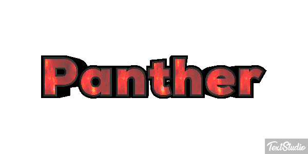 Panther Tekst effect