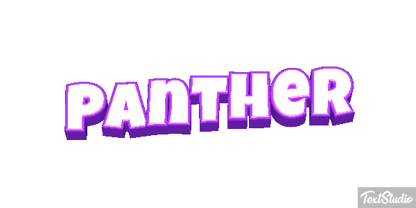 Panther Tekst effect