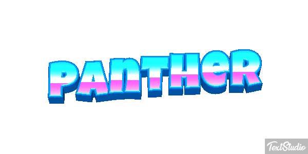 Panther Tekst effect