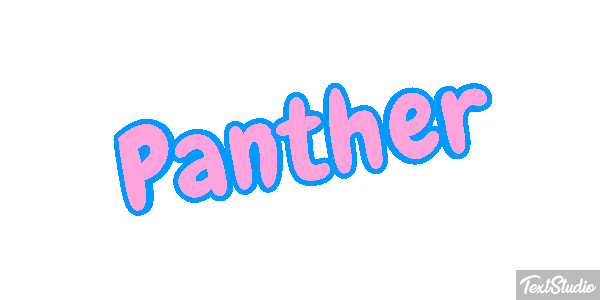 Panther Tekst effect