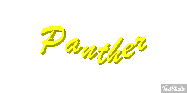 Panther Tekst effect