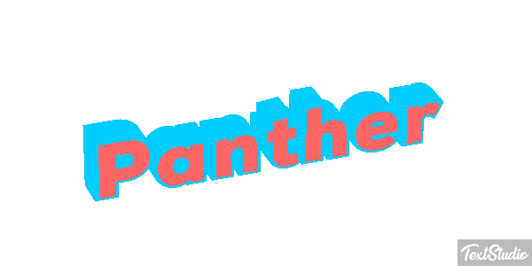 Panther Tekst effect