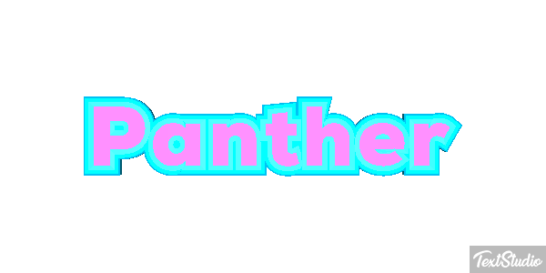 Panther Tekst effect