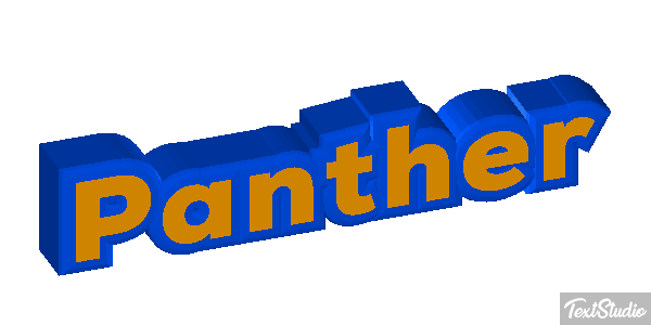Panther Tekst effect