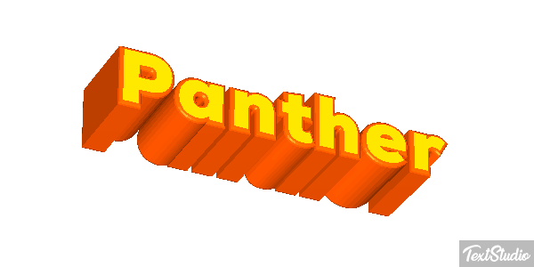 Panther Tekst effect