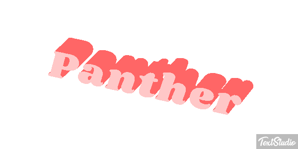 Panther Tekst effect