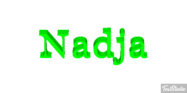 Nadja Effetto testo