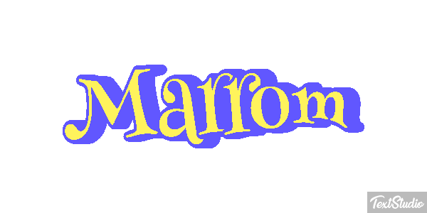 Marrom Efeito do texto