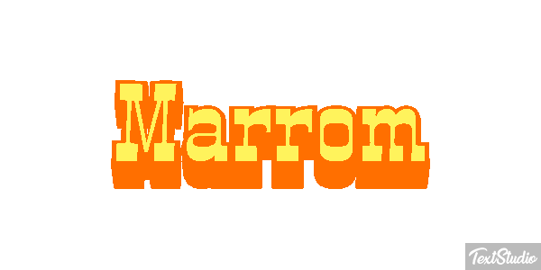 Marrom Efeito do texto