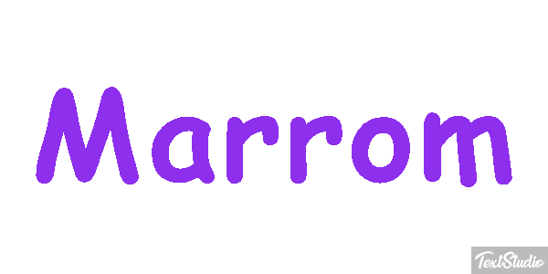 Marrom Efeito do texto