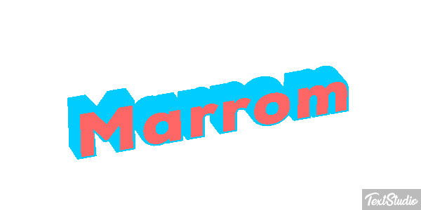 Marrom Efeito do texto