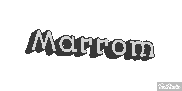 Marrom Efeito do texto