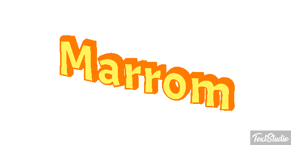 Marrom Efeito do texto