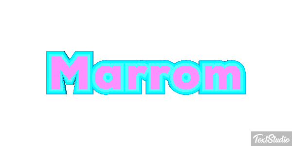 Marrom Efeito do texto