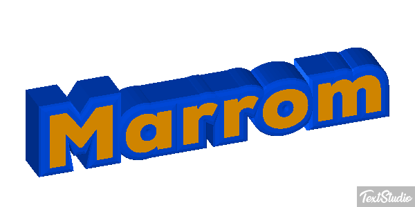 Marrom Efeito do texto