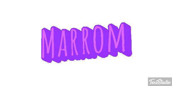 Marrom Efeito do texto