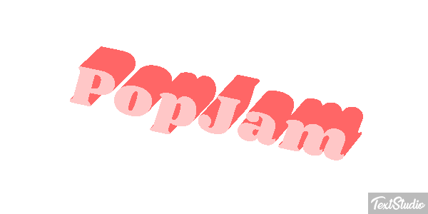 PopJam Текстовый эффект