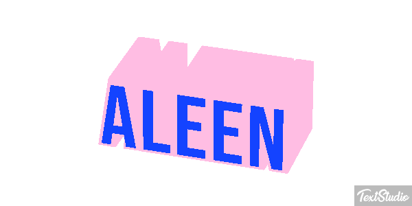 Aleen Text effect