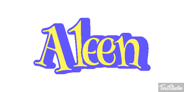 Aleen Text effect