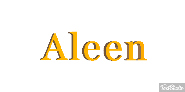 Aleen Text effect