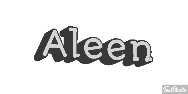 Aleen Text effect