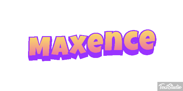Maxence Effet de texte