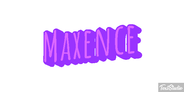 Maxence Effet de texte