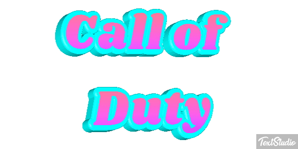 Call of Duty Efecto de texto