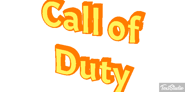 Call of Duty Efecto de texto