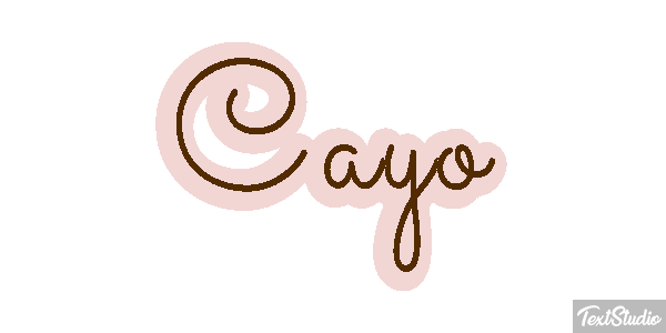 Cayo Efecto de texto