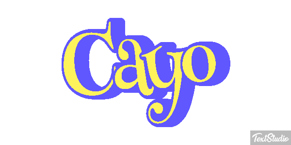 Cayo Efecto de texto