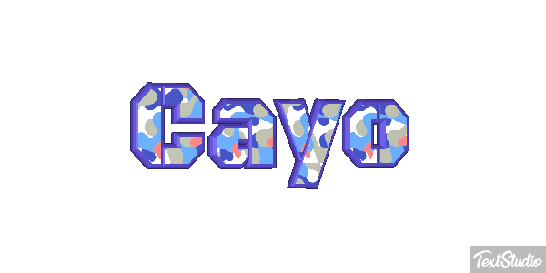 Cayo Efecto de texto