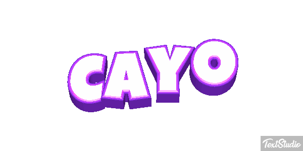 Cayo Efecto de texto